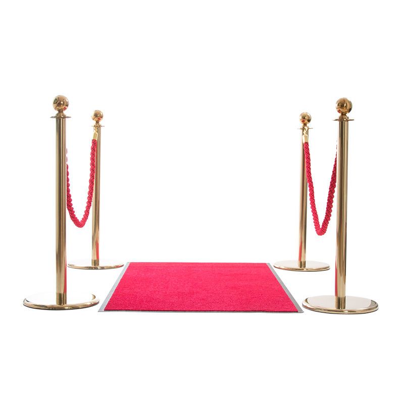 Entrépaket Mässing 4 stolpar