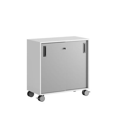 Skjutdörrskåp 80x40x72cm - grå