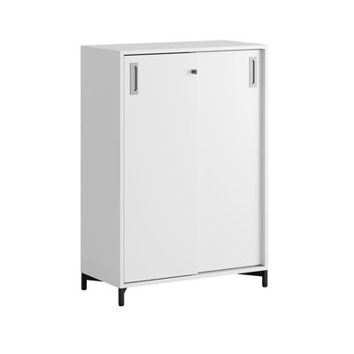 Skjutdörrskåp 80x40x107,5cm - vit