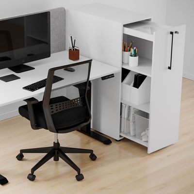 Towerskåp höger 80x42x120cm - vit