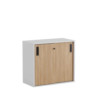 Skjutdörrskåp 80x40x72cm - ek