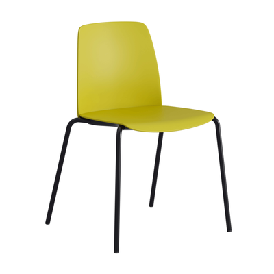 Stapelbar stol med sits och rygg i plast - Choice