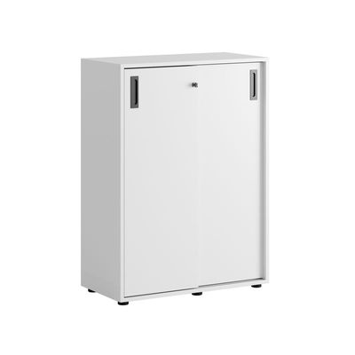 Skjutdörrskåp 80x40x107,5cm - vit