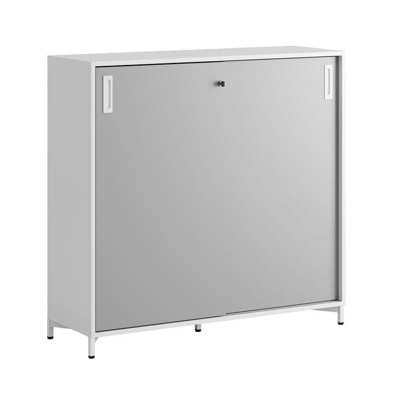 Skjutdörrskåp 120x40x107,5cm - grå