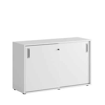 Skjutdörrskåp 120x40x72cm - vit