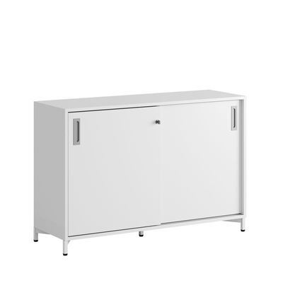 Skjutdörrskåp 120x40x72cm - vit