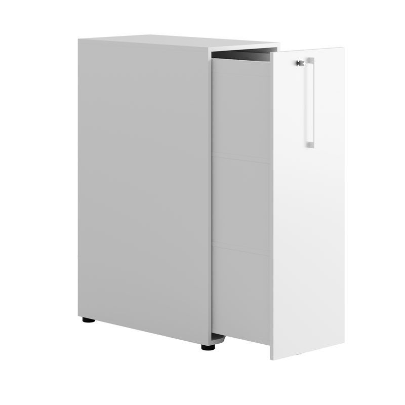 Towerskåp vänster 80x42x120cm - vit