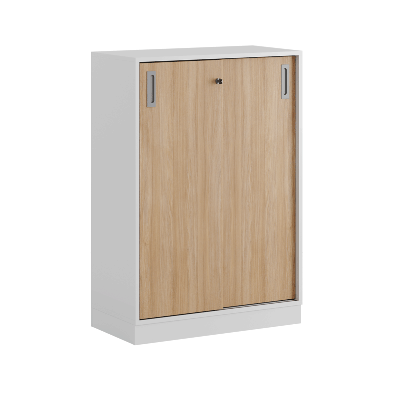 Skjutdörrskåp 80x40x107,5cm - ek