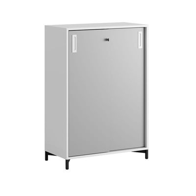 Skjutdörrskåp 80x40x107,5cm - grå