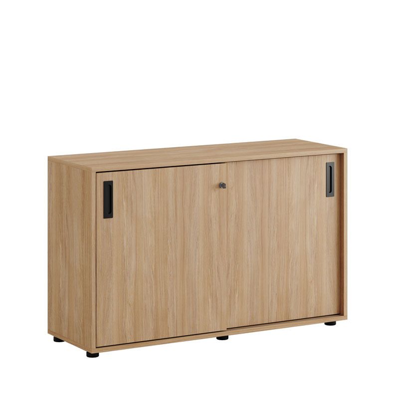 Skjutdörrskåp 120x40x72cm - Urban oak stomme/urban oak dörrar