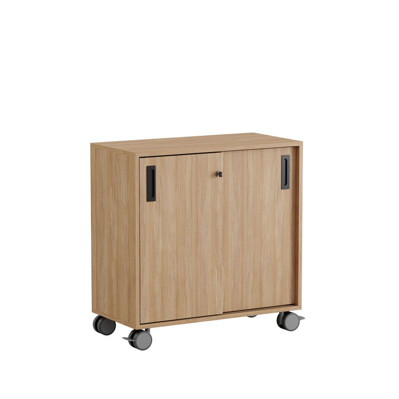 Skjutdörrskåp 80x40x72cm - Urban oak stomme/urban oak dörrar