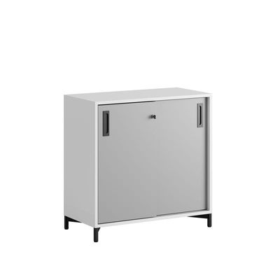 Skjutdörrskåp 80x40x72cm - grå