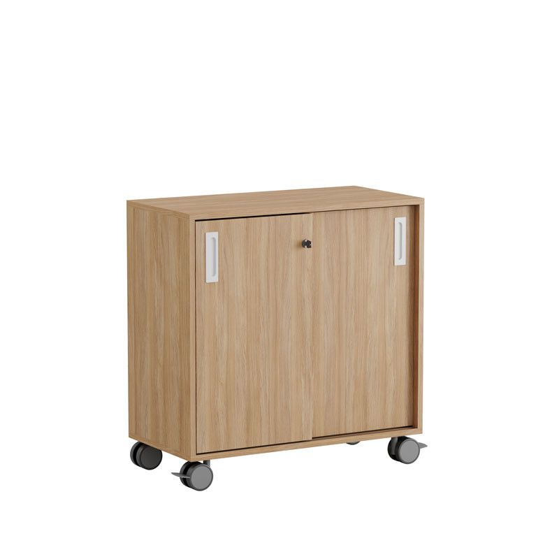 Skjutdörrskåp 80x40x72cm - Urban oak stomme/urban oak dörrar