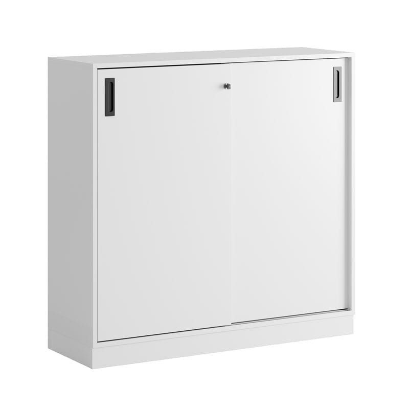 Skjutdörrskåp 120x40x107,5cm - vit