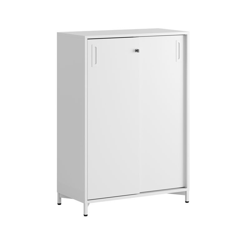 Skjutdörrskåp 80x40x107,5cm - vit