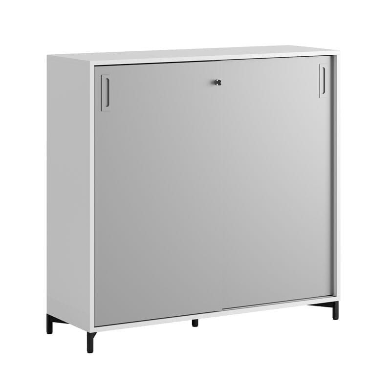 Skjutdörrskåp 120x40x107,5cm - grå