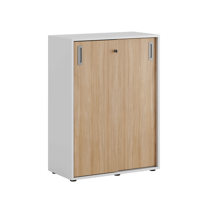 Skjutdörrskåp 80x40x107,5cm - ek