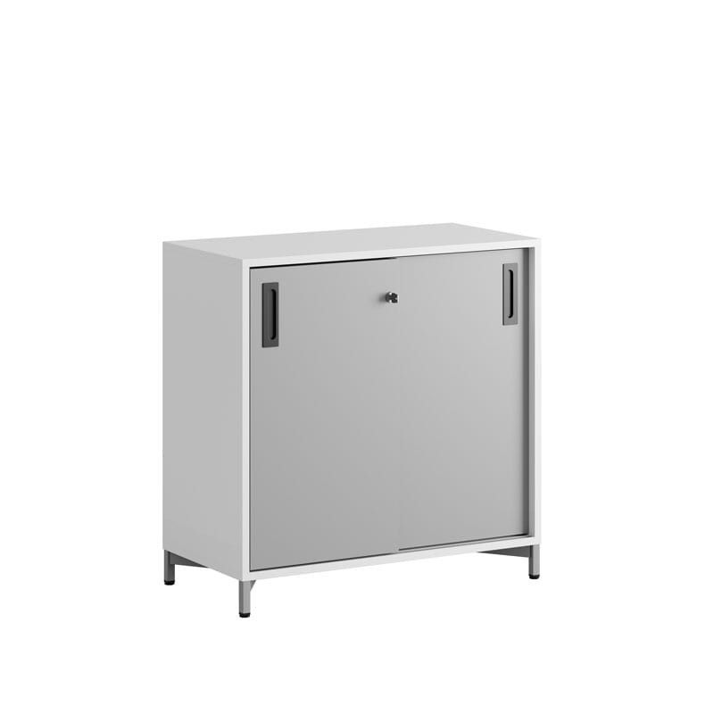 Skjutdörrskåp 80x40x72cm - grå