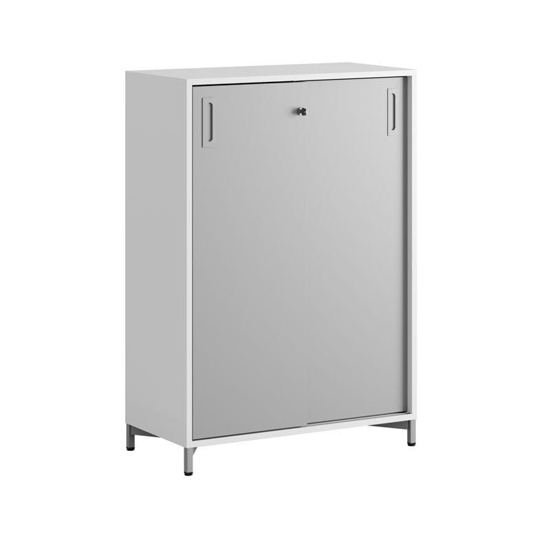 Skjutdörrskåp 80x40x107,5cm - grå