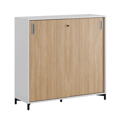 Skjutdörrskåp 120x40x107,5cm - Ek