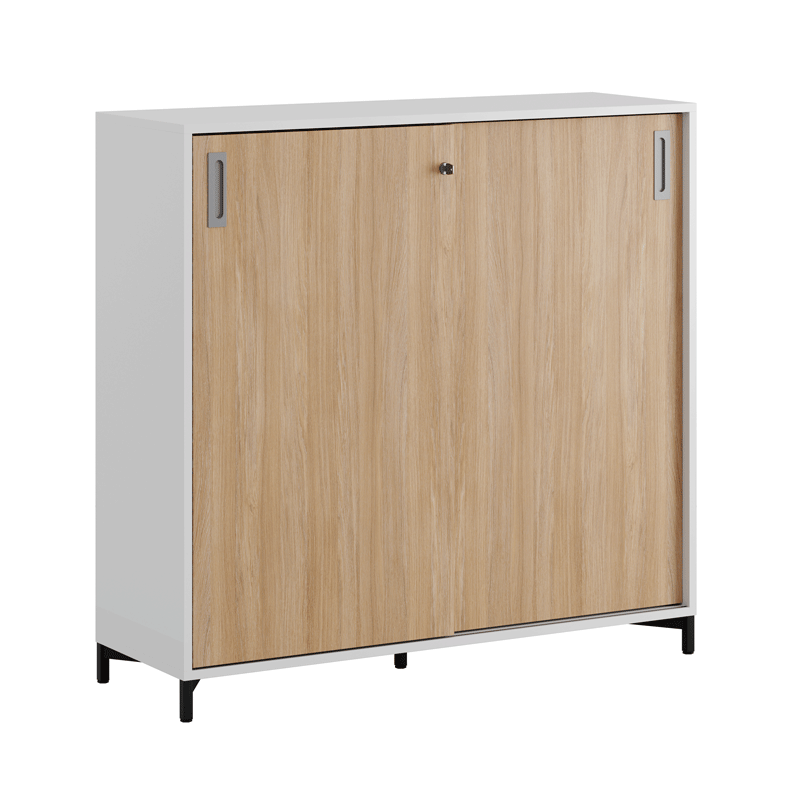 Skjutdörrskåp 120x40x107,5cm - Ek