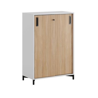 Skjutdörrskåp 80x40x107,5cm - ek