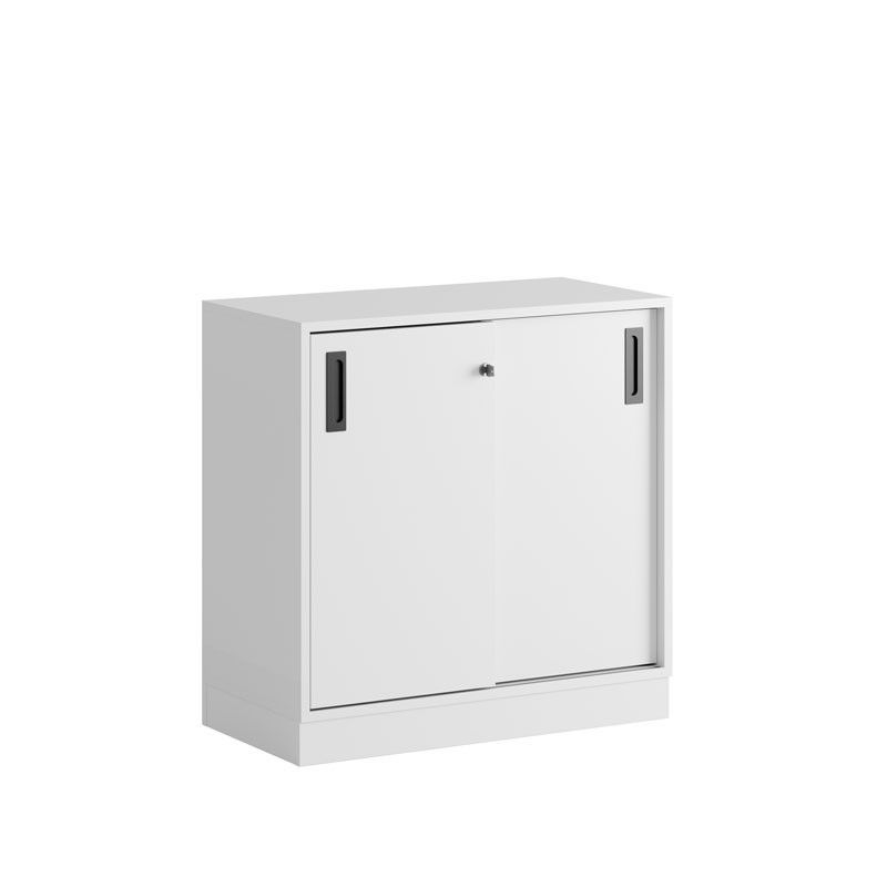 Skjutdörrskåp 80x40x72cm - vit