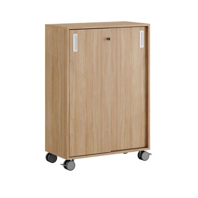 Skjutdörrskåp 80x40x107,5cm - Urban oak stomme/urban oak dörrar