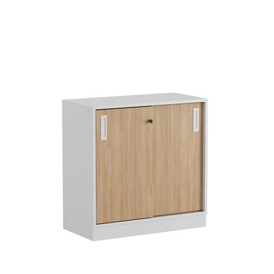 Skjutdörrskåp 80x40x72cm - ek