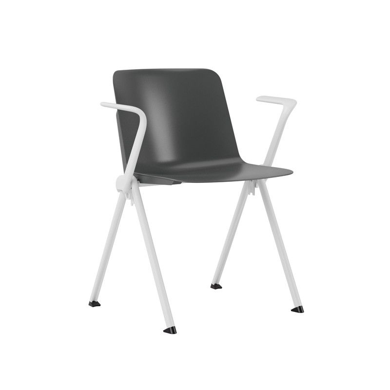 Vittoria med armstöd - Stapelbar stol i snygg design