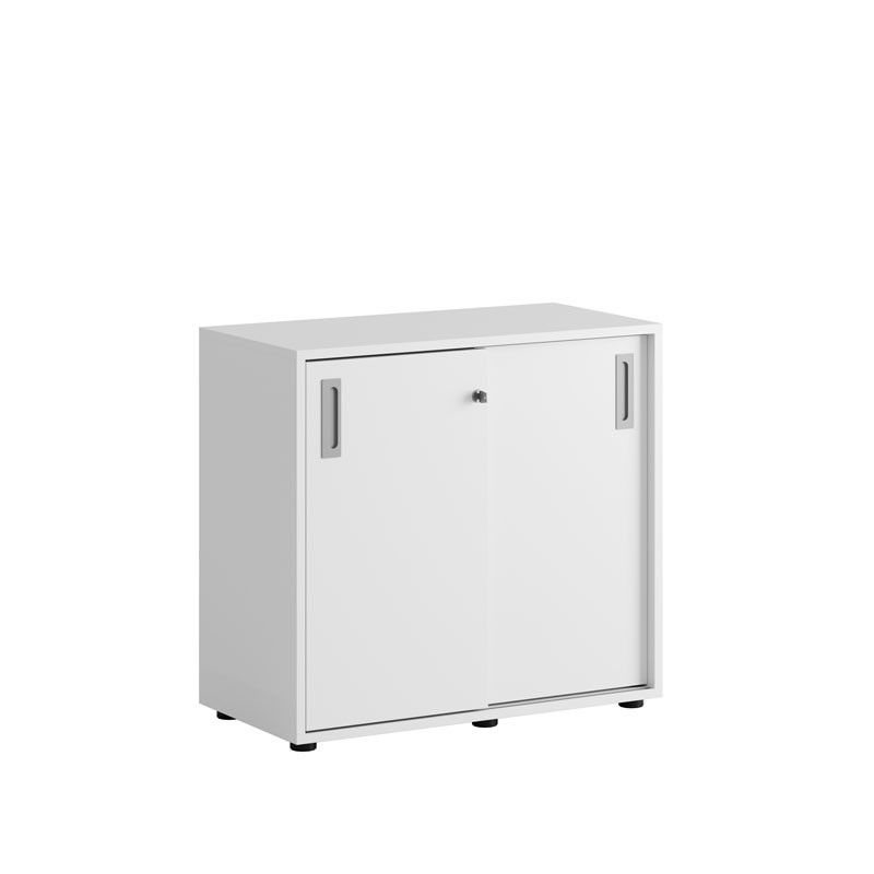 Skjutdörrskåp 80x40x72cm - vit