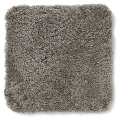 Curly Pad 40x40 - Natural grey