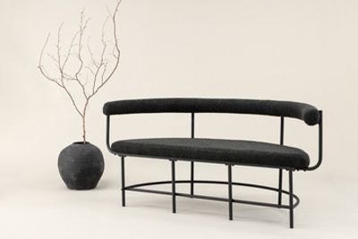 STALLHAGEN X JOSEFIN LUSTIG Kökssoffa 51x165x75 Svart