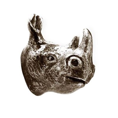 Knopp/Krok noshörning svart antik 6 pack