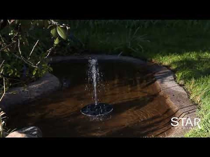 SOLCELLSDEKORATION FOUNTAIN