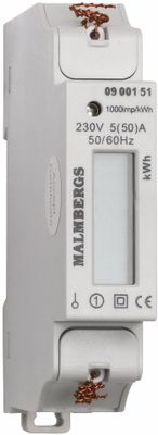 KWH-MÄTARE, 1-FAS, 50A