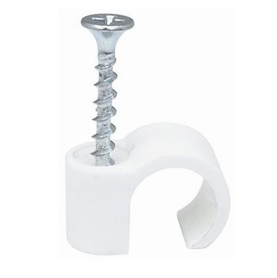 Skruvclips vit ø 8-12 mm 3,9x32 mm 100 st