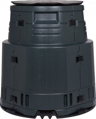 Kompostbehållare Master Plus 375 l svart