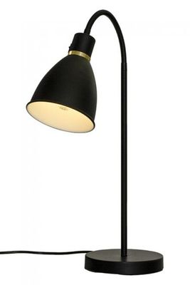 IDRE bordslampa Svart / Matt Mässing