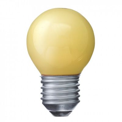 Klot gul E27 25W 10 pack