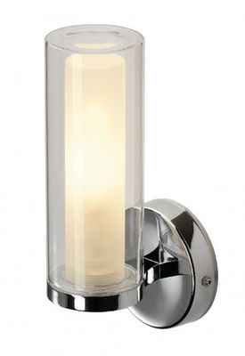 Väggarmatur WL 105 E14 glas/krom