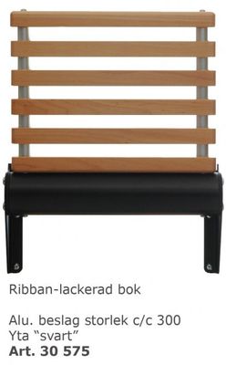 Fällsits, "svart"+Ribbansits c/c 300