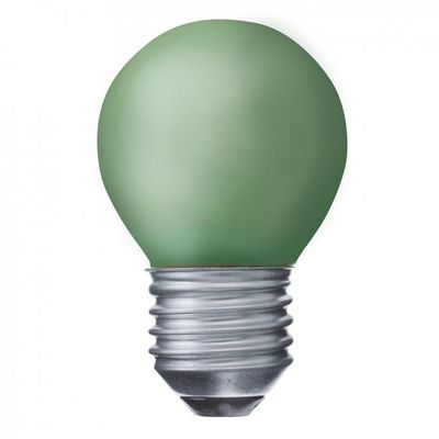 Klot grön E27 25W 10 pack