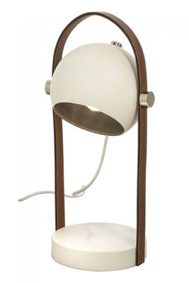BOW bordslampa Vit / Brun / Silver