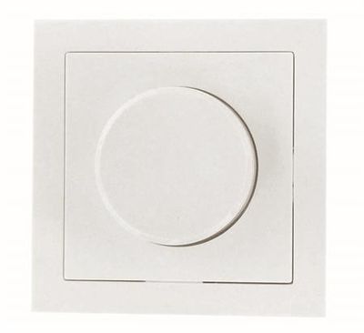 Dimmer Beta, Vit, 50-300W, Glöd/halogen 230V