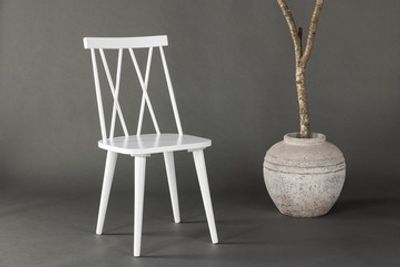 MARIETTE Matstolar Vit 2 pack