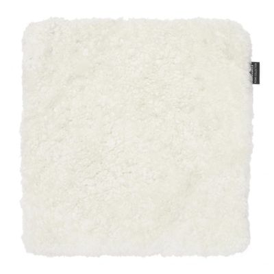Curly Seat pad 40x40 - White