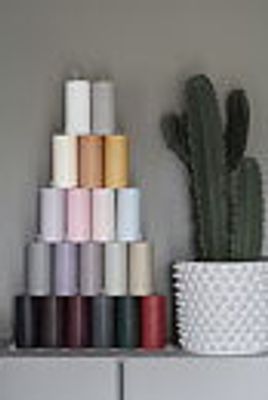 IS Blockljus stearin 7x15cm SVANEN 12 pack