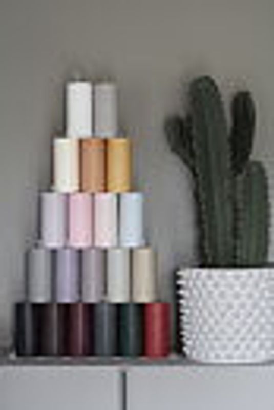 IS Blockljus stearin 7x15cm SVANEN 12 pack