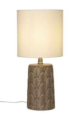 BODIL bordslampa, brun/beige